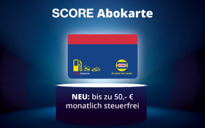 SCORE Abokarte: Ab sofort bis 50 € steuerfrei!